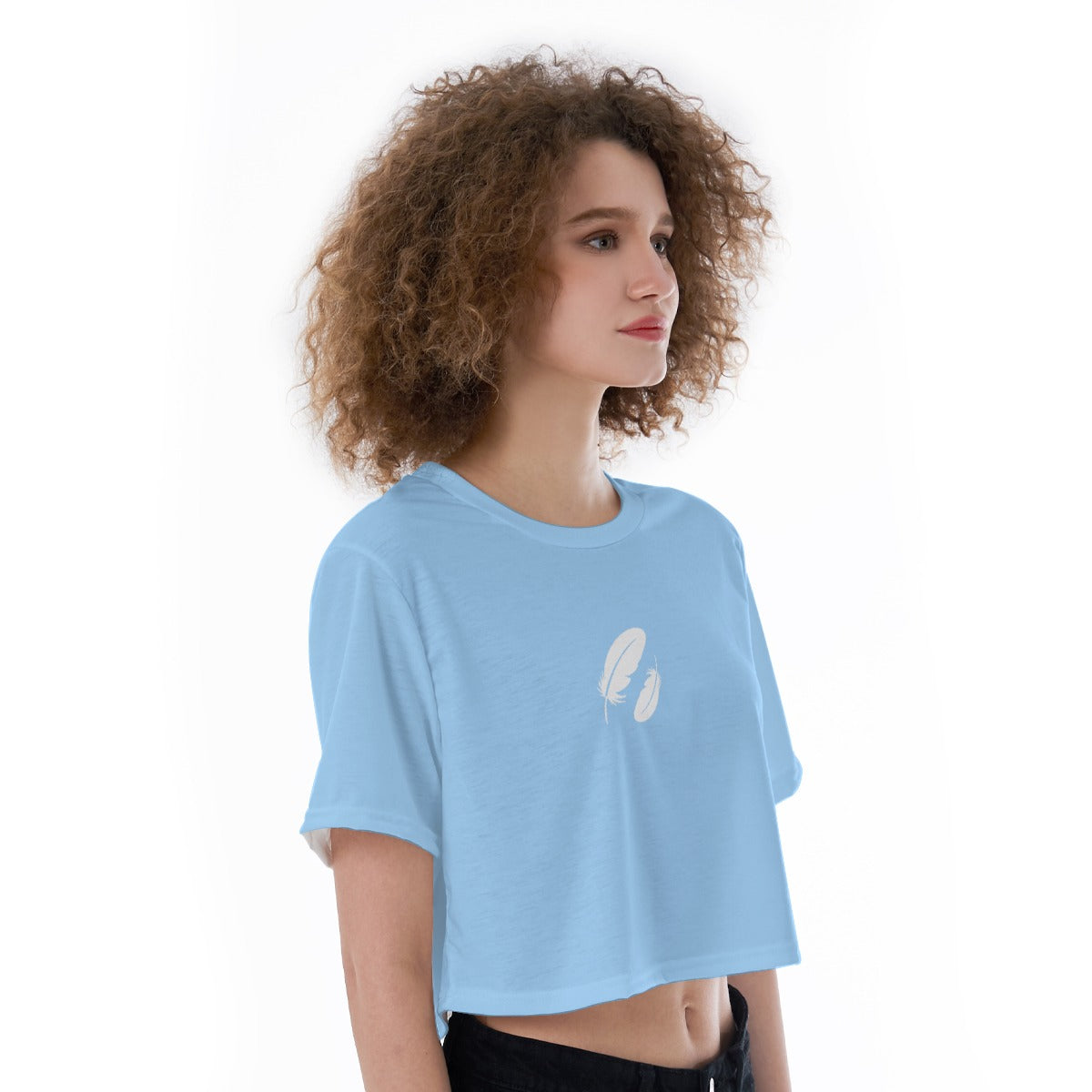 All-Over Print Cropped T-Shirt