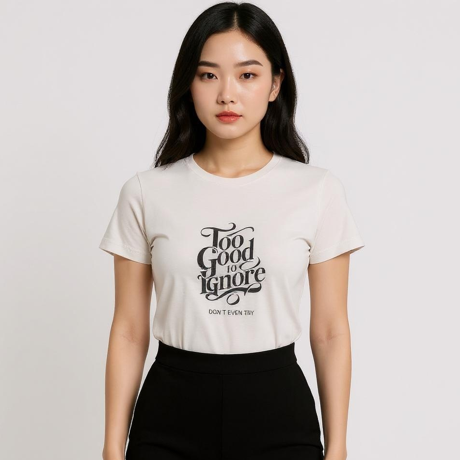'Too Good To Ignore, Don't Even Try' - Women’s soft style t-shirt
